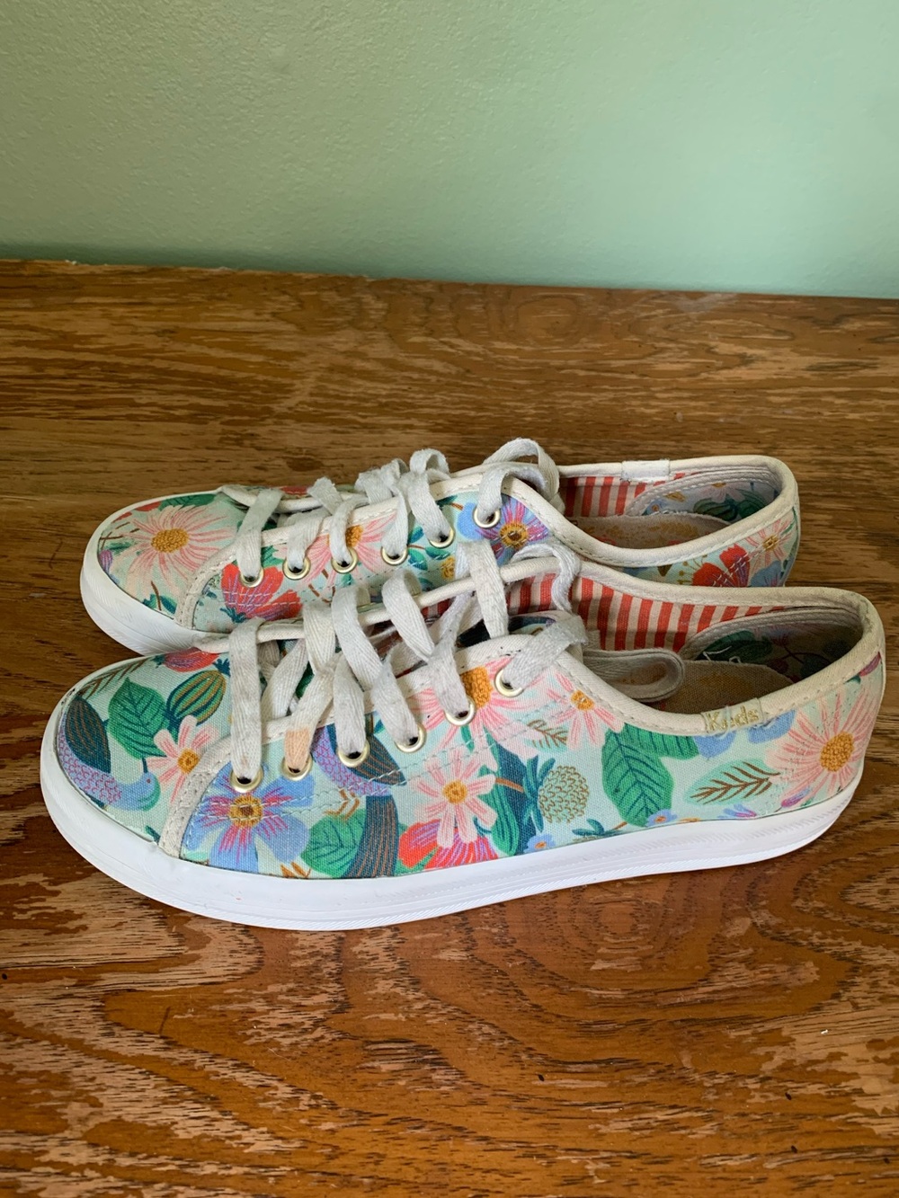 Keds x Rifle Paper Co | Multicoloured Floral Canvas Sneakers - 6